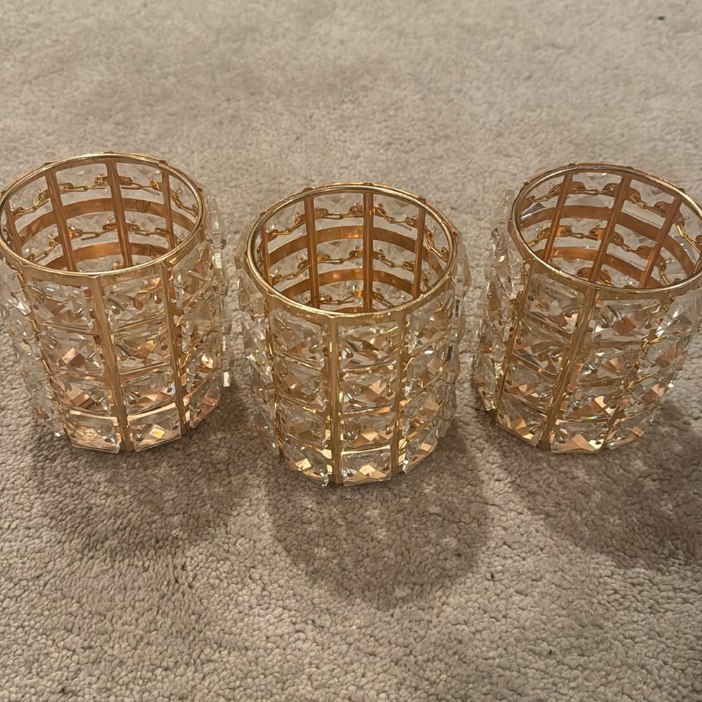 3 set gold multi use holder
